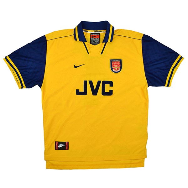 Tailandia Camiseta Arsenal Replica Segunda Ropa Retro 1996 1997 Amarillo